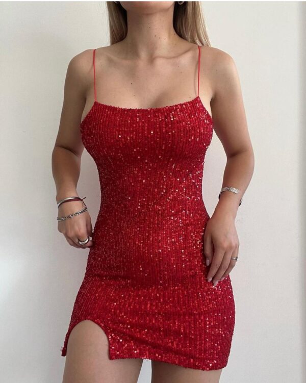 VESTIDO RED LENTEJUELA